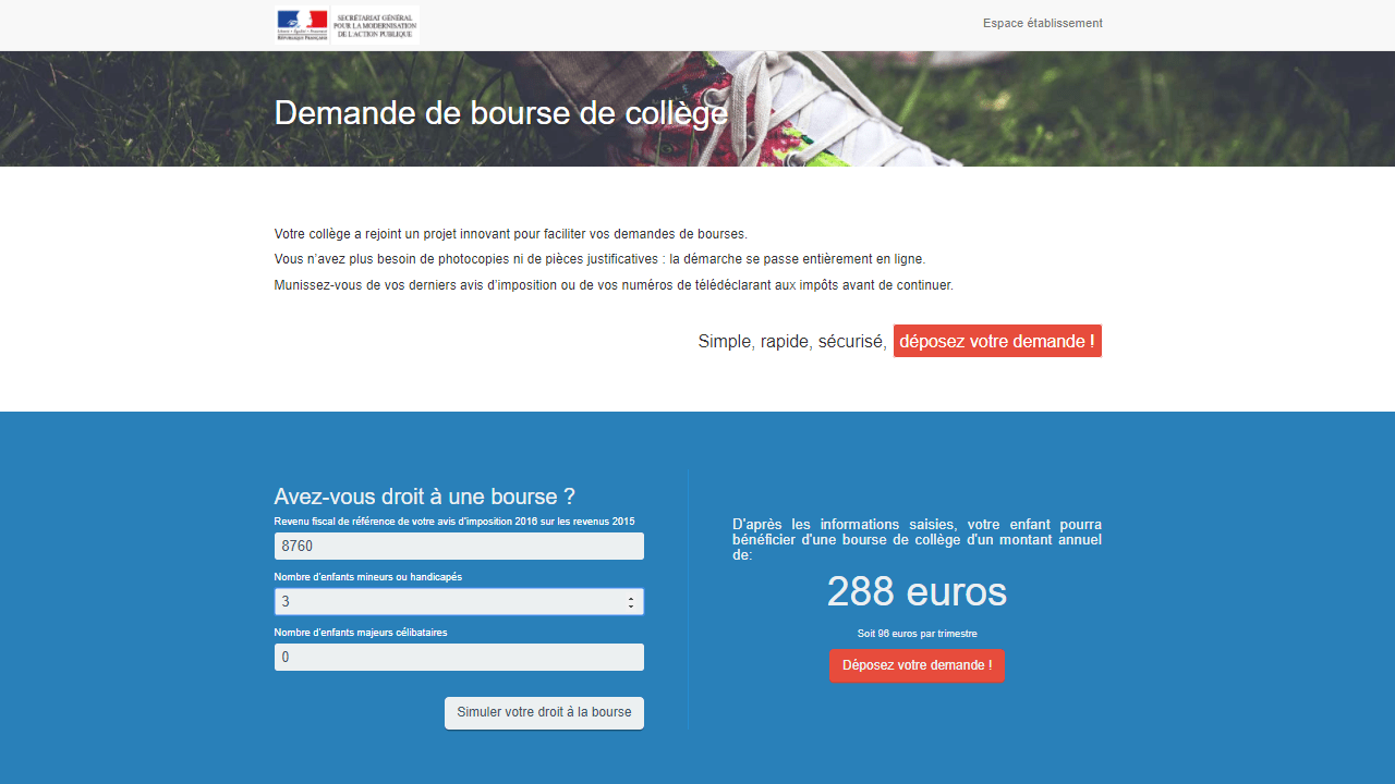 Interface de Bourse