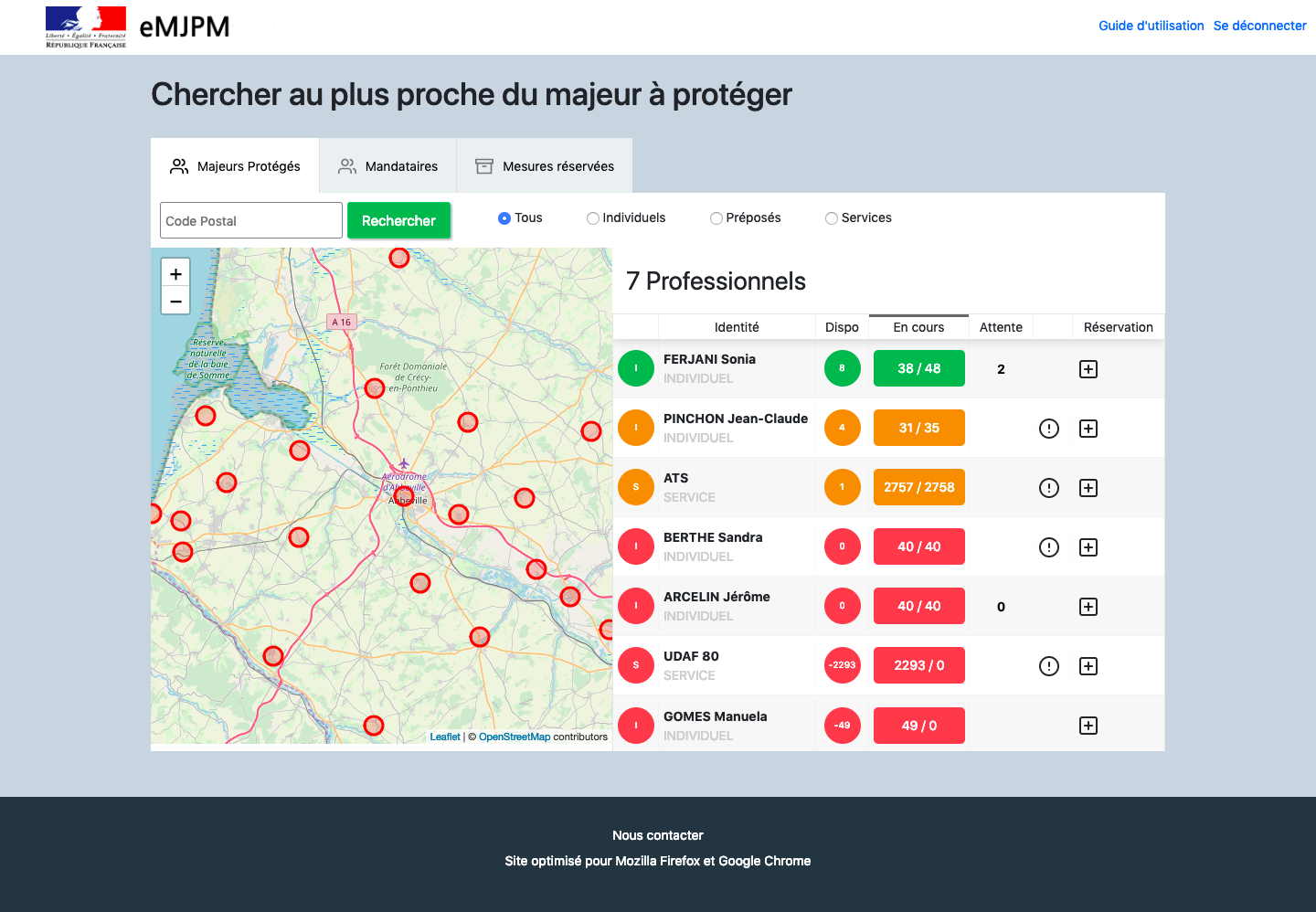 Interface de e-MJPM