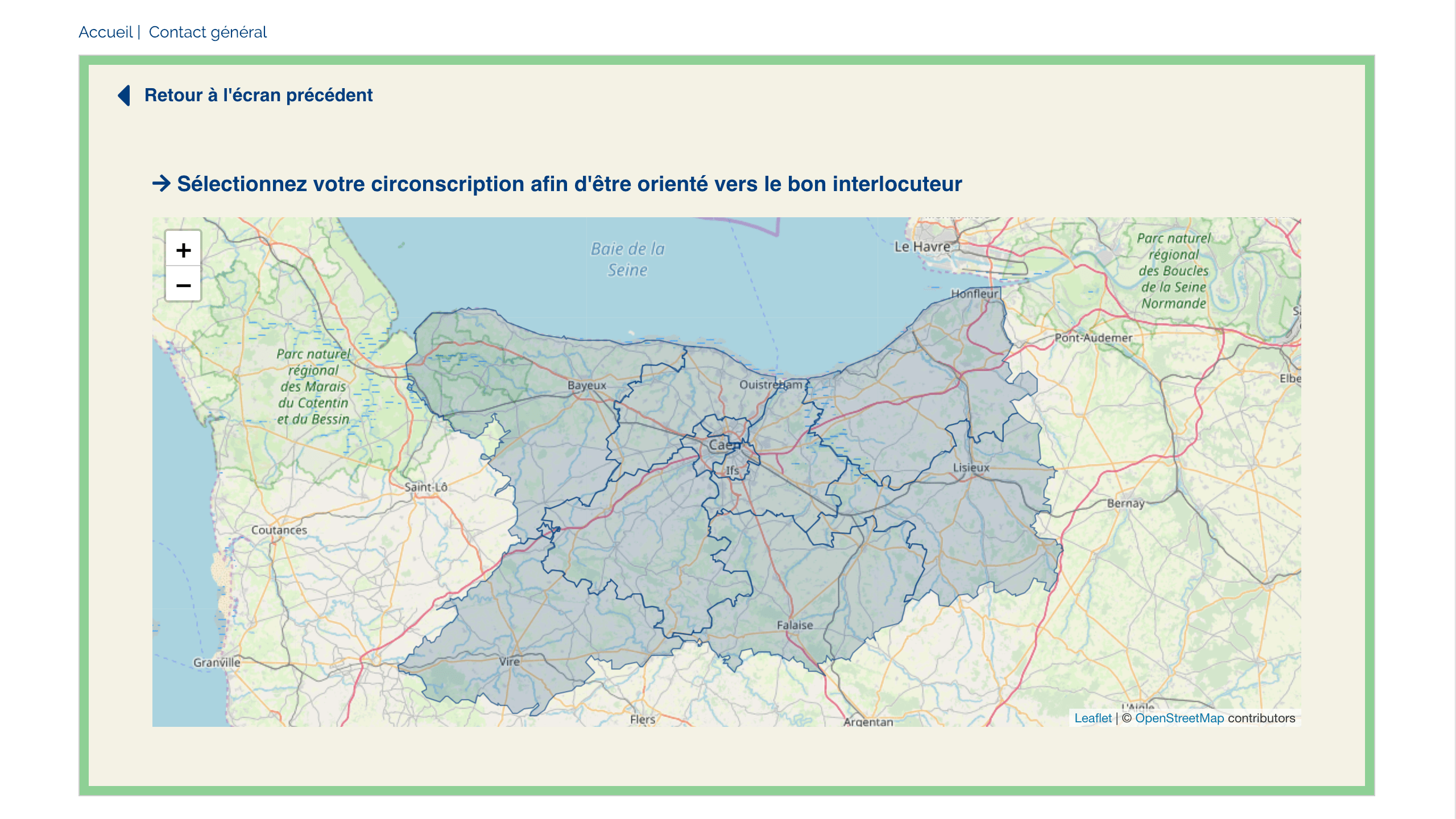 Interface de GPS usagers
