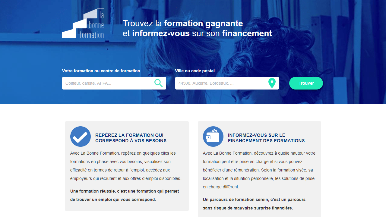 Interface de La Bonne Formation