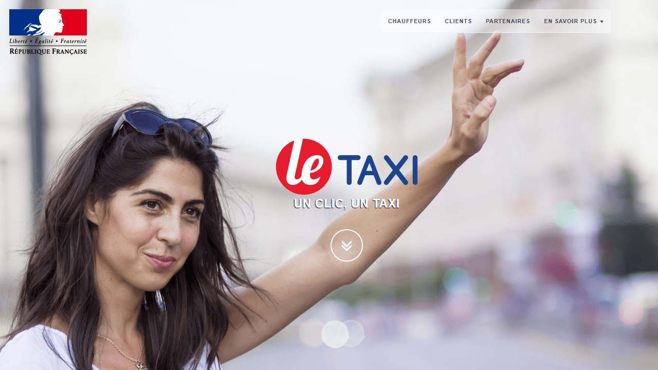 Interface de Le Taxi