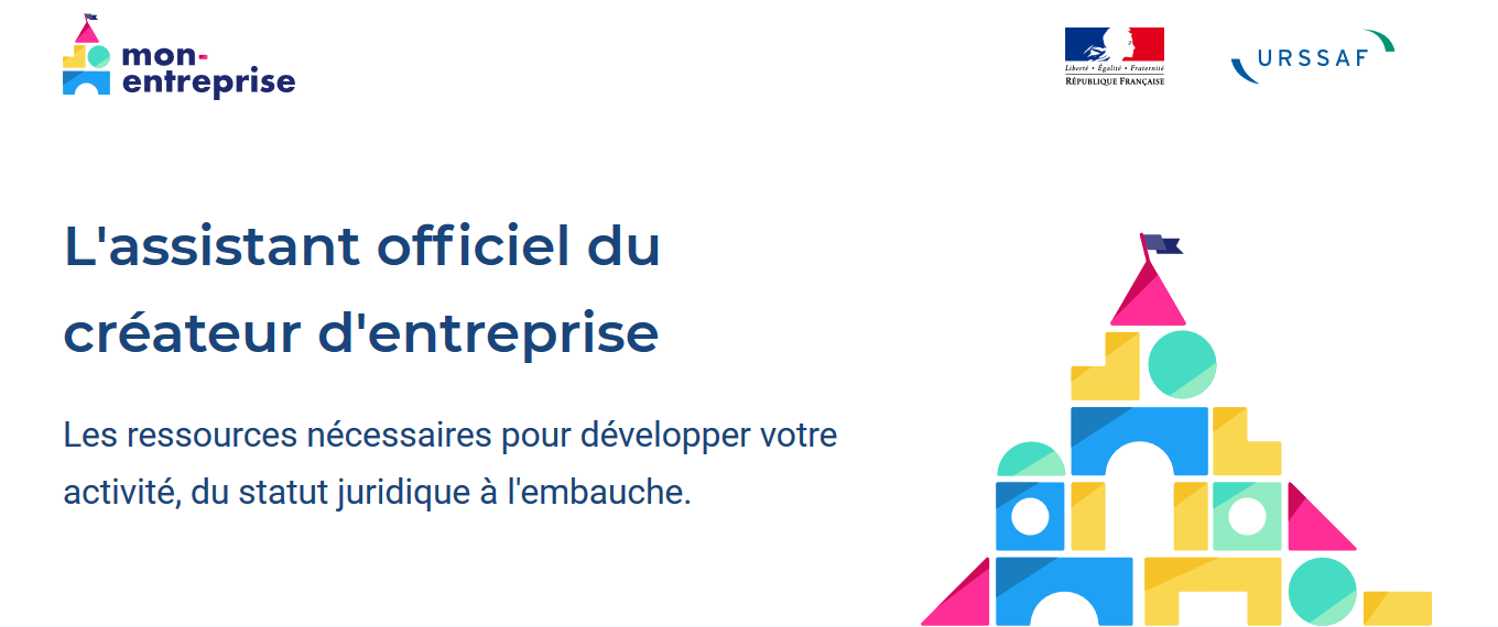 Interface de Mon-entreprise.fr