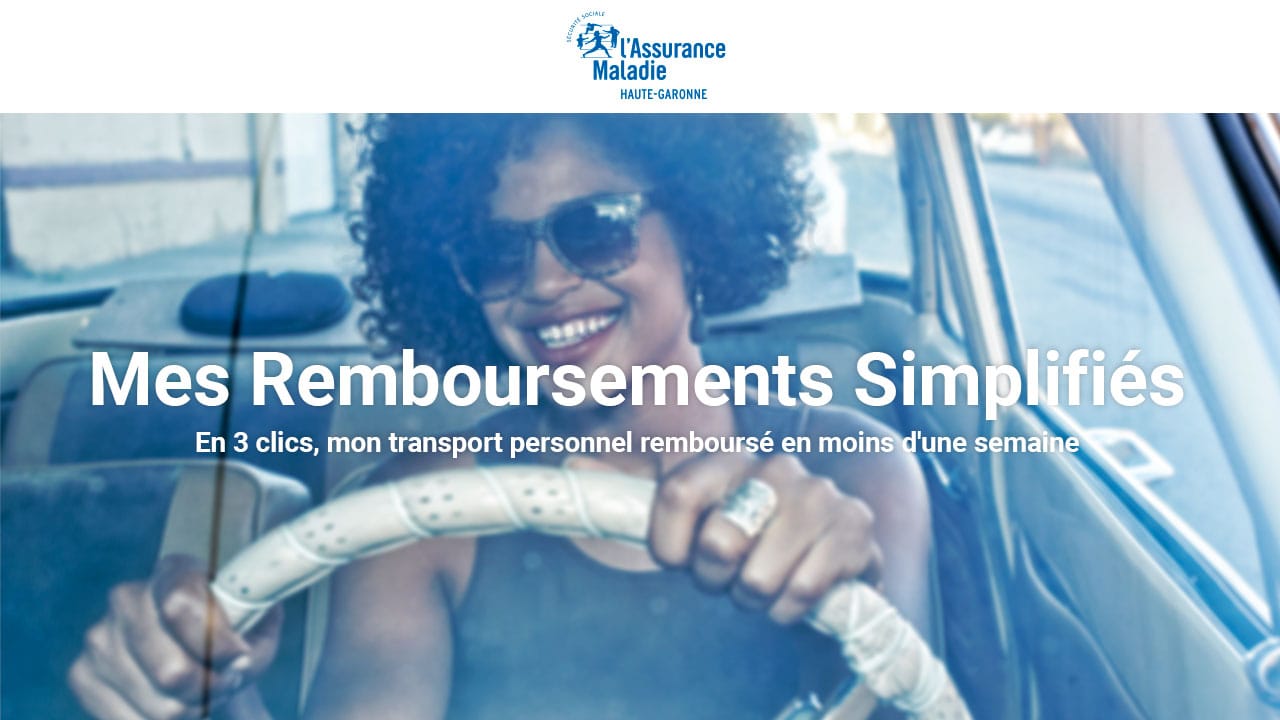 Interface de Mes remboursements simplifiés (MRS)