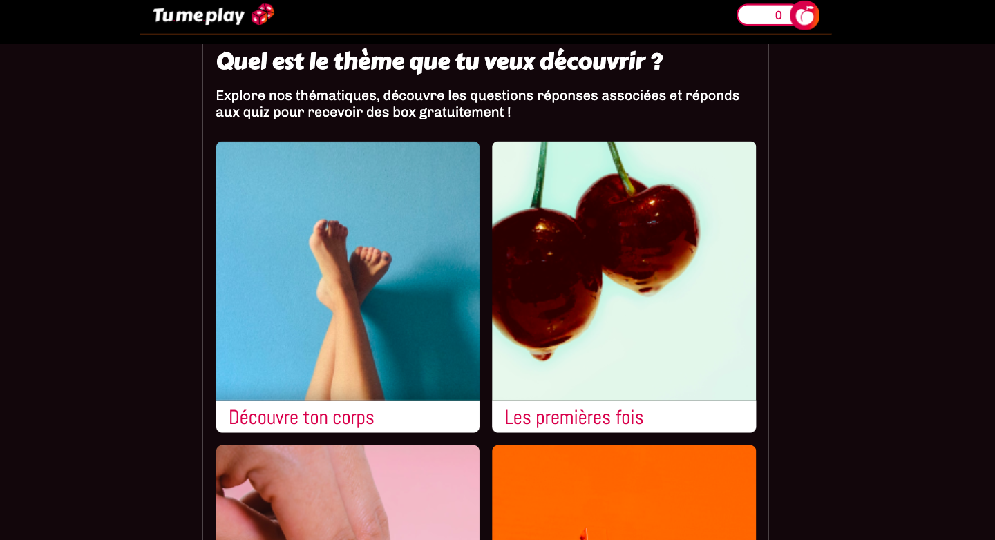 Interface de TuMePlay